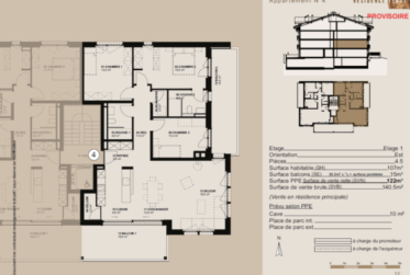 Apt. 4.5 pces / rez - Résidence Vénus - Morgins - Lot 2